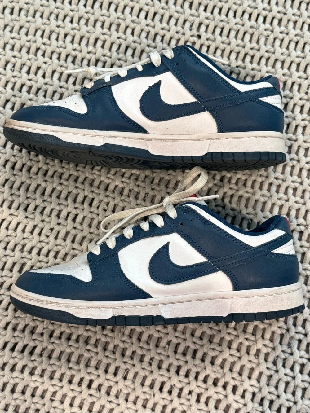 Nike Men’s Dunk Low Sneakers - White / Navy